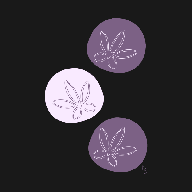 Purple Sand Dollars by Pastel.Punkk