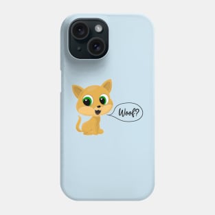 Confused Kitty Phone Case