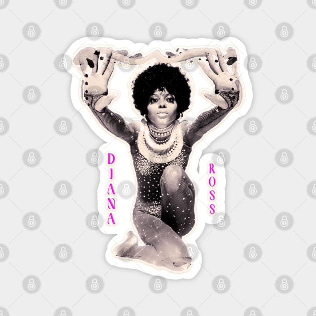 DIVA LADY DIANA ROSS Magnet by LuckYA