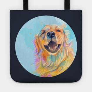 Golden Smile - Golden Retriever Portrait Tote