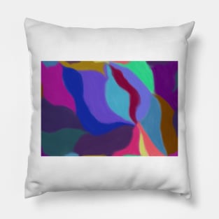 Rainbow patchwork Pillow