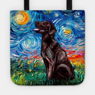 Chocolate Labrador Night Tote