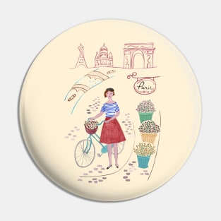 Paris the lovely city Pin