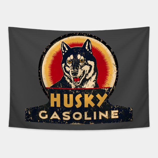 Husky Gasoline Tapestry by Midcenturydave