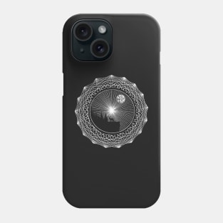 Deer Psychedelic Sun and Moon Phone Case