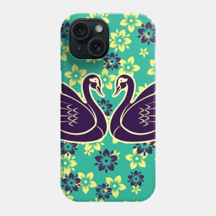 Swans In Love Phone Case