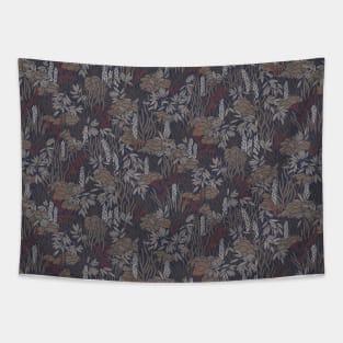 Ochre tropical lush Tapestry