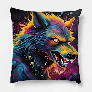 Splash Werewolf Pillow