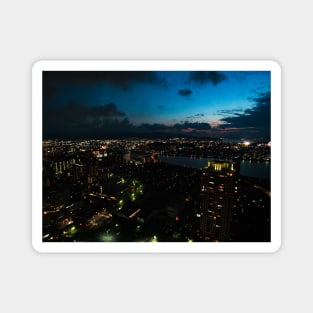 Photography - Fukuoka Skyline Magnet