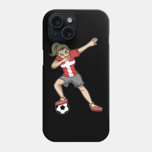 Soccer Denmark Soccer Player Girls Phone Case