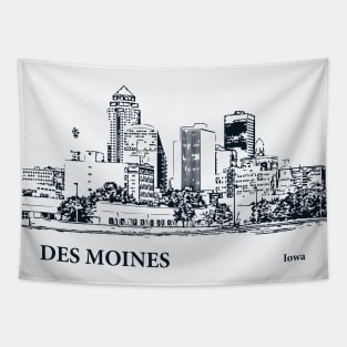 Des Moines - Iowa Tapestry