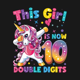 It's My 10th Birthday Shirt This Girl Is Now 10 Years Old T-Shirt