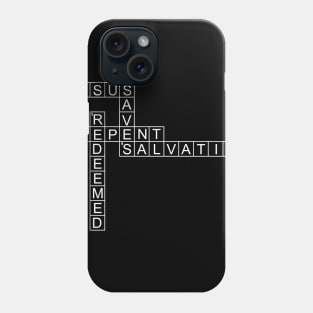 Christian Crossword Puzzle Phone Case