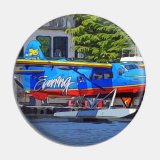 Seattle Evening Magazine Seaplane Pin