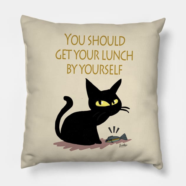 Get your lunch Pillow by BATKEI