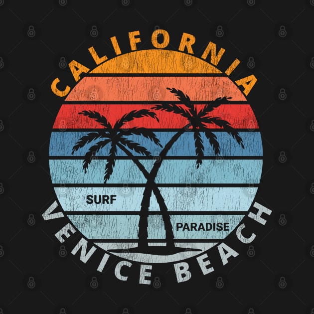 California Surf Paradise Vintage by kaulang