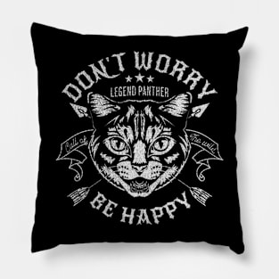 Don't Worry Be Happy Pillow