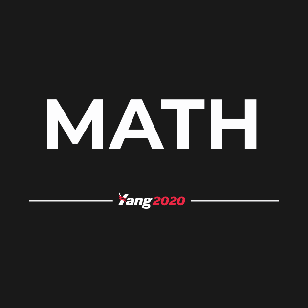 andrew yang math t shirt