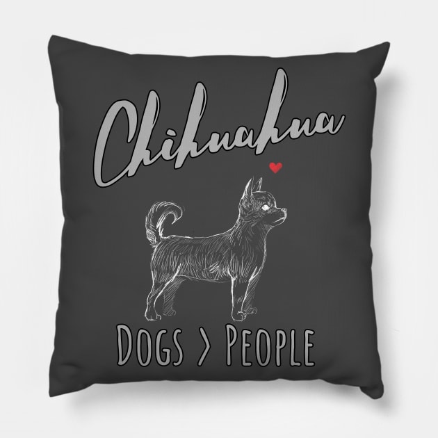 Chihuahuas - Dogs > People Pillow by JKA