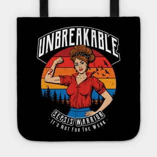 Unbreakable Sepsis Warrior Tote