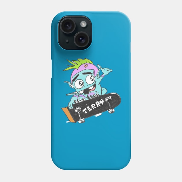 Terry T-shrit Phone Case by Kam Komics 