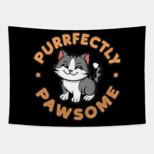 Cat Lover - Purr-fectly Paw-some Tapestry