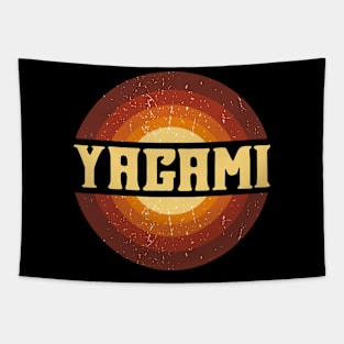 Vintage Proud Name Yagami Birthday Gifts Circle Tapestry