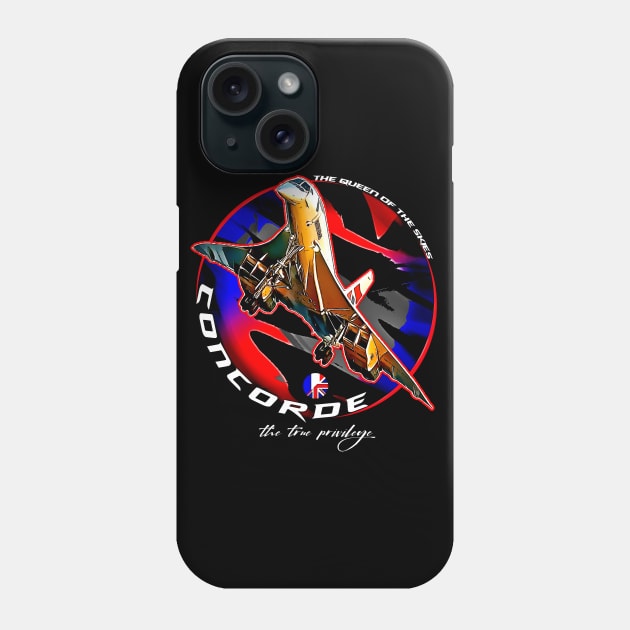 Concorde Iconic Supersonic Passenger Jet Phone Case by aeroloversclothing