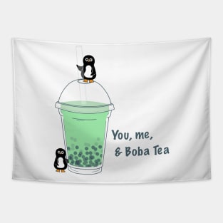 Green boba Tapestry