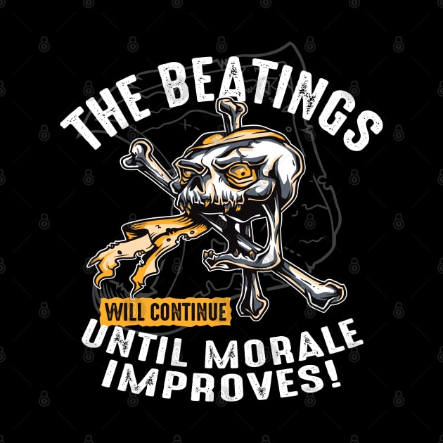 The Beatings Will Continue until Morale Improves by Alema Art