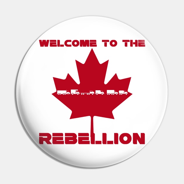Canada Rebellion Shirt Pin by Drunk3po