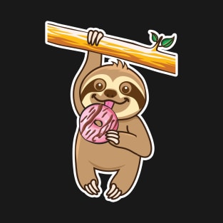 Sloth loves donut T-Shirt