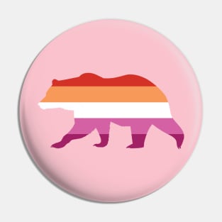 Pride Animals- Lesbian Bear Pin