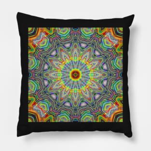 Psychedelic Trippy Acid Art Pillow