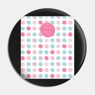 Love Heart Lollies - Olivia Pin