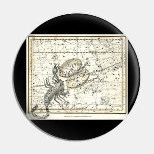 Scorpio Constellation Celestial Atlas, Alexander Jamieson Pin