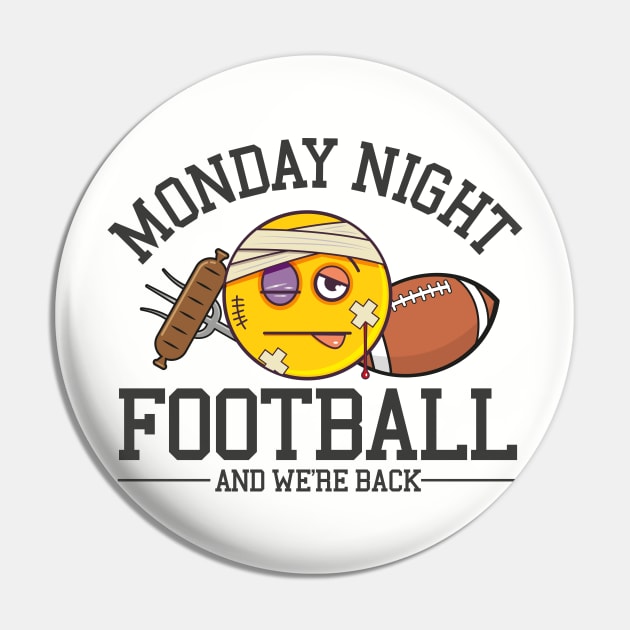 Monday Night Football Emoji Pin by Bubsart78