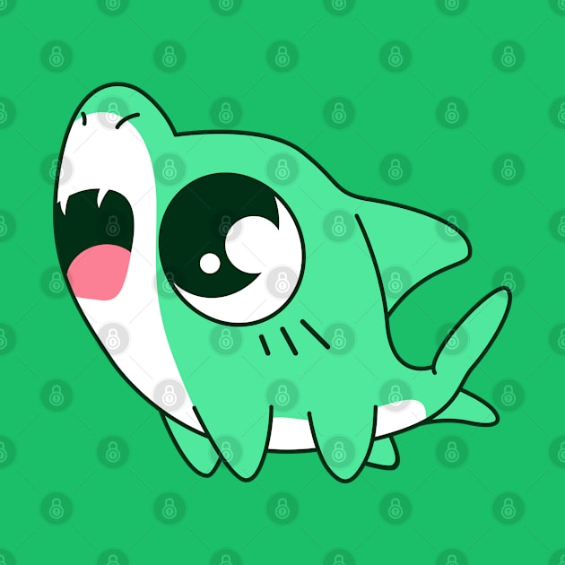 Green Baby Shark by JonWKhoo