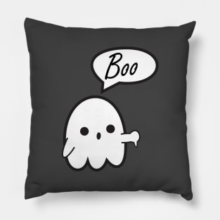 Thumbs down cute ghost boo Pillow