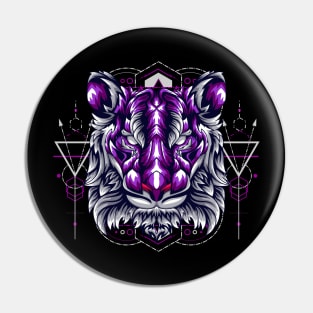 tiger art Pin