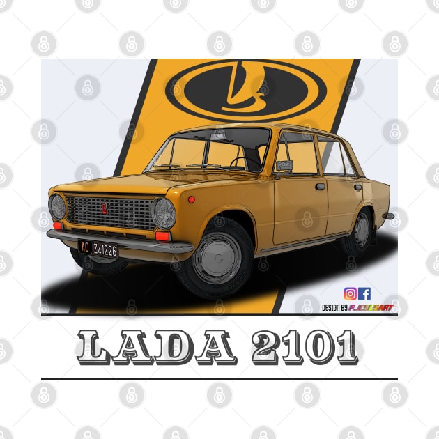 Lada 2101 1970 Yellow by PjesusArt