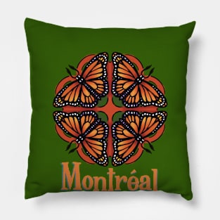 montreal papillon Pillow