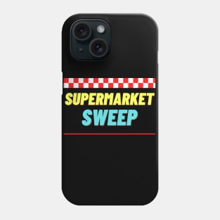 supermarket sweep classic american retro sticker Phone Case