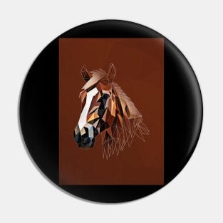 Low Poly Horse Pin