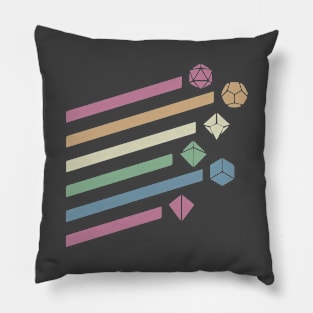 Retro Flying Dice Pillow