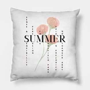 SUMMER - Jane Austen novels design Pillow