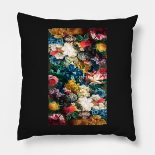 Dark Floral Celestes Studio© Pillow