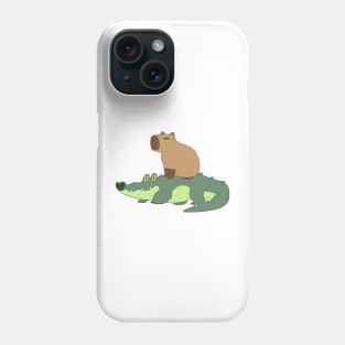 Capy & Croc Phone Case