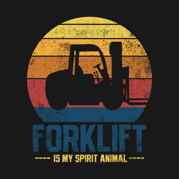 Disover Forklift Vintage - Forklift - T-Shirt