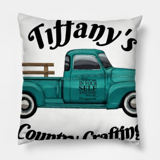 Tiffany's Blue Truck Pillow